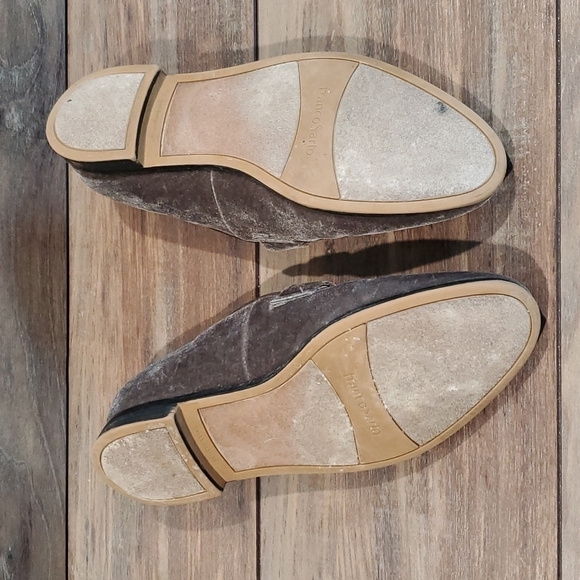 Anthropologie Franco Sarto velvet Loafer flats shoes sz 10M - Picture 10 of 13